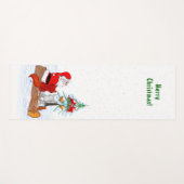 サンタクロースとウサギキツネとリス ヨガマット (正面(横))