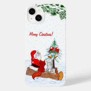 サンタクロースとウサギキツネとリス Case-Mate iPhone 14 PLUSケース