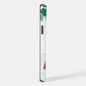 サンタクロースとウサギキツネとリス iPhoneケース (右側面)