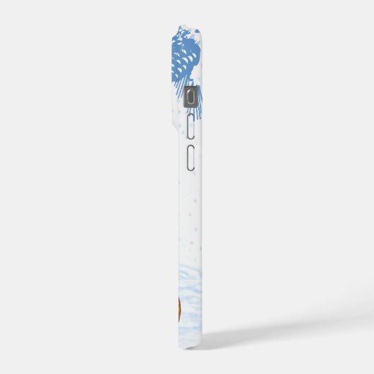 サンタクロースとウサギキツネとリス iPhoneケース (左側面)