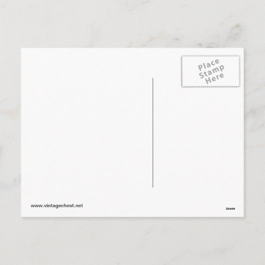 サンタクロースとキリストの子 シーズンポストカード (裏面)