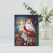 サンタクロースとキリストの子 シーズンポストカード (スタンド正面)