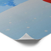 サンタクロースとギフト ポスター (角)