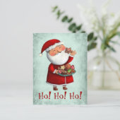 サンタクロースとクッキー シーズンポストカード (スタンド正面)