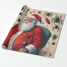 サンタクロースとクモ