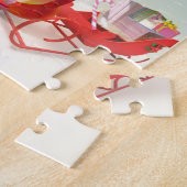 サンタクロースとクリスマスツリー ジグソーパズル (側面)