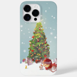 サンタクロースとクリスマスツリー Case-Mate iPhone 14 PRO MAXケース