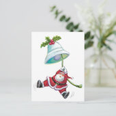 サンタクロースとクリスマスベルのはがき シーズンポストカード (スタンド正面)