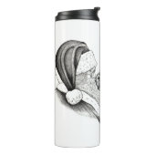 サンタクロースとクリスマスホース タンブラー (回転左)