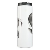 サンタクロースとクリスマスホース タンブラー (裏面)