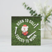 サンタクロースとゴルフクリ生まれスのゴルフ シーズンカード (スタンド正面)