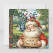 サンタクロースとゴルフメリークリスマス (正面)