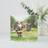 サンタクロースとゴルフメリークリスマス (スタンド正面)