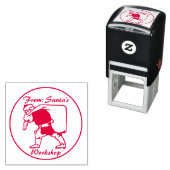 サンタクロースとサック セルフインキングスタンプ (インサイチュ)