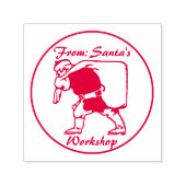 サンタクロースとサック セルフインキングスタンプ (デザイン)