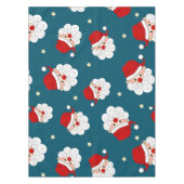 サンタクロースとスター テーブルクロス (正面)