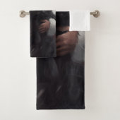 サンタクロースとタキシード猫フェスティバルクリスマス バスタオルセット (インサイチュ)