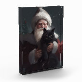 サンタクロースとタキシード猫フェスティバルクリスマス フォトブロック (左)