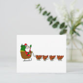 サンタクロースとチキントナカイ シーズンポストカード (スタンド正面)