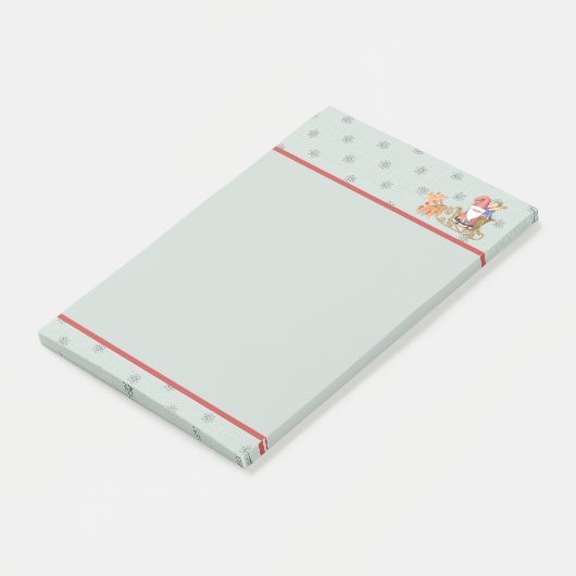 サンタクロースとトナカイとホリデースリー ポストイット (アングル)