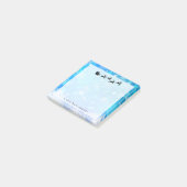 サンタクロースとトナカイ飛んでいるのクリスマス ポストイット (アングル)