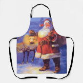 サンタクロースとトナカイ エプロン (正面)