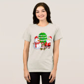 サンタクロースとフレンズのクリスマス トライブレンドＴシャツ (正面全面)