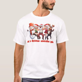 サンタクロースとフレンズ Tシャツ