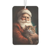 サンタクロースとペルシャ猫フェスティバルクリスマス カーエアーフレッシュナー (裏面)