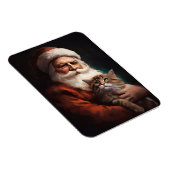 サンタクロースとペルシャ猫フェスティバルクリスマス マグネット (右側)