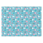 サンタクロースとポーラベア テーブルクロス (正面(横))