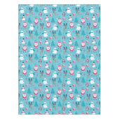 サンタクロースとポーラベア テーブルクロス (正面)