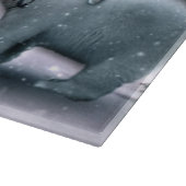 サンタクロースとポーラーベア カッティングボード (角)