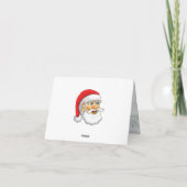 サンタクロースとミセス・クロース・クリスマスワークショップ シーズンカード (裏面)