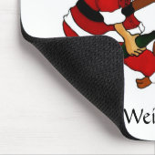 サンタクロースとムース マウスパッド (コーナー)