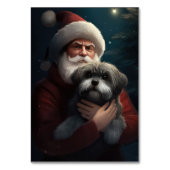 サンタクロースとヨーキプーフェスティバルクリスマス テーブルナンバー (裏面)