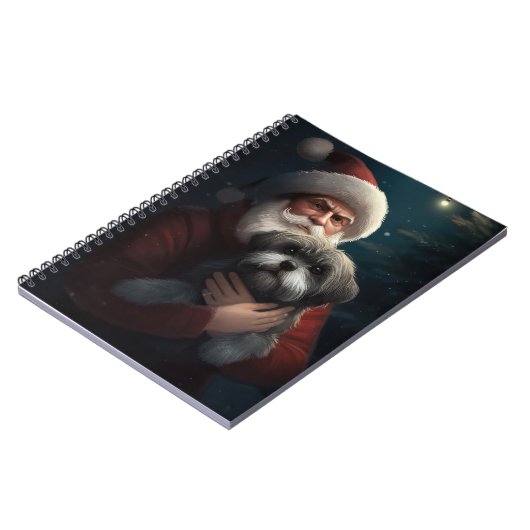 サンタクロースとヨーキプーフェスティバルクリスマス ノートブック (左側)