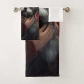 サンタクロースとヨーキプーフェスティバルクリスマス バスタオルセット (インサイチュ)