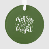 サンタクロースとラケットとテニスのクリスマス オーナメント (裏面)