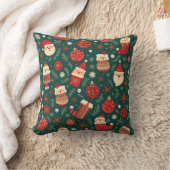 サンタクロースとルドルフのクッション クッション (ブランケット)