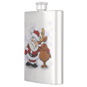 サンタクロースとルドルフ フラスク (左)