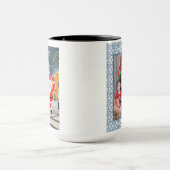 サンタクロースとルースターシャンパントーストからニューイヤー マグカップ (中央)