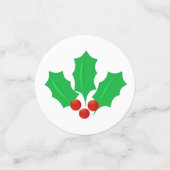 サンタクロースと可愛い妖精のクリスマス コンフェッティ (スモール正面)