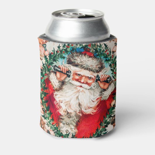 サンタクロースと子供たちメリークリスマス 缶クーラー (缶裏面)