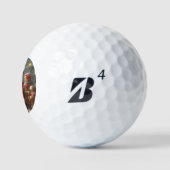 サンタクロースと子供たち 2 ゴルフボール (ロゴ)