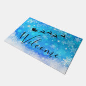 サンタクロースと彼のトナ飛んでいるカイ – ようこそ ドアマット (アングル)