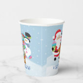 サンタクロースと彼の友人紙カップ 紙コップ (右)