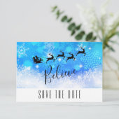 サンタクロースと彼飛んでいるのトナカイ信じ- セーブザデート (スタンド正面)