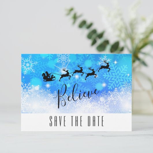 サンタクロースと彼飛んでいるのトナカイ信じ- セーブザデート (スタンド正面)