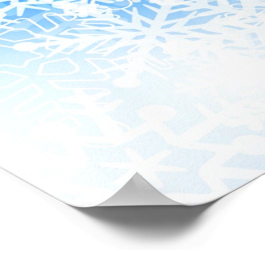 サンタクロースと彼飛んでいるのトナカイ信じ- ポスター (角)